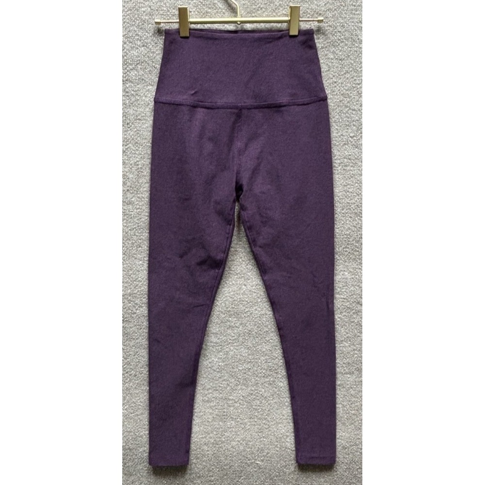 Beyond Yoga Purple Spacedye Caught In The Midi High Waisted Legging Women M EUC